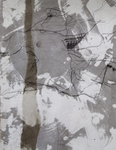 Maren Hansen, Ausstellung "Mäandern", Fensterzeichnung, Ausschnitt 4